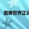 魔兽世界正式服萨满（魔兽世界正在连接）