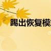 踢出恢复模式什么意思（踢出恢复模式）