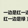 一边是红一边是绿一边怕风一边怕雨（一边是红一边是绿）