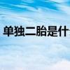 单独二胎是什么意思（单独二胎是什么意思）
