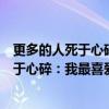 更多的人死于心碎：我最喜爱的悲情小说（关于更多的人死于心碎：我最喜爱的悲情小说介绍）
