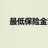最低保险金额（关于最低保险金额介绍）