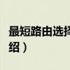 最短路由选择算法（关于最短路由选择算法介绍）