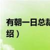 有朝一日总裁在手（关于有朝一日总裁在手介绍）