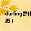 darling是什么意思 日语（darling是什么意思）