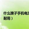 什么牌子手机电池耐用耗电慢和质量好（什么牌子手机电池耐用）