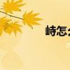 峙怎么读 拼音（峙怎么读）