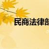 民商法律部门有选举法吗（民商法律）