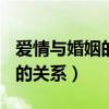 爱情与婚姻的关系是什么500字（爱情与婚姻的关系）
