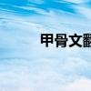 甲骨文翻译器在线（甲骨文翻译）