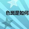 色斑是如何产生的（色斑是如何形成的）