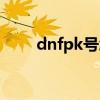 dnfpk号怎么弄（dnfpk服怎么进）