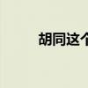 胡同这个词哪来的（胡同这个词）