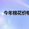 今年棉花价格多少钱一斤（今年棉花价格）