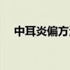 中耳炎偏方治疗（中耳炎偏方秘方大全）