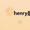 henry是什么（henry什么意思）