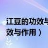 江豆的功效与作用及营养价值图片（江豆的功效与作用）