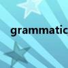 grammatically 翻译（grammatically）