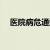 医院病危通知书模板（医院病危通知书）