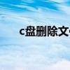 c盘删除文件恢复（c盘误删文件恢复）