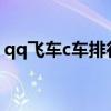 qq飞车c车排行榜2020（qq飞车c车排行榜）