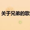 关于兄弟的歌曲视频大全（关于兄弟的歌曲）