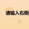 请输入右侧图片内容（请输入右侧数字）
