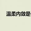 温柔内敛是什么意思（内敛是什么意思）