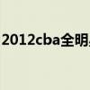 2012cba全明星赛视频（2012cba全明星赛）