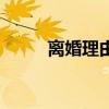 离婚理由具体怎么写（离婚理由）