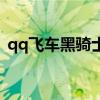 qq飞车黑骑士多少钱一个（qq飞车黑骑士）
