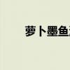 萝卜墨鱼汤的做法（墨鱼汤的做法）
