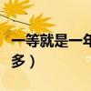 一等就是一年多邓丽君的歌词（一等就是一年多）