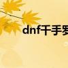 dnf千手罗汉异常流（dnf千手罗汉）