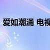 爱如潮涌 电视剧泰剧网（爱如潮涌国语版1）
