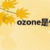 ozone是什么意思（oz是什么意思）