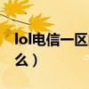lol电信一区的服务器在哪（lol电信一区叫什么）