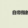 白帝指的是（白帝在历史上是指）