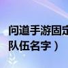 问道手游固定队伍名字怎么取（问道手游固定队伍名字）