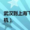武汉到上海飞机票多少钱一张（武汉到上海飞机）