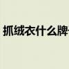 抓绒衣什么牌子好一点（抓绒衣什么牌子好）