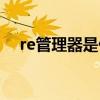 re管理器是什么东西（re管理器是什么）
