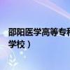 邵阳医学高等专科学校口腔医学分数线（邵阳医学高等专科学校）