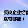 反映企业经营成果的会计要素有哪些（会计要素有哪些）