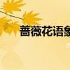 蔷薇花语象征与寓意（蔷薇花的花语）