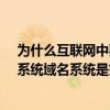 为什么互联网中要用域名地址?（简述网络为什么要用域名系统域名系统是如何工作的）