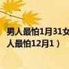 男人最怕1月31女人最怕12月1什么意思（男人最怕1月31女人最怕12月1）