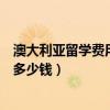 澳大利亚留学费用一年多少人民币（澳大利亚留学费用一年多少钱）