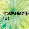 什么牌子的冰箱好用又省电耐用（什么牌子的冰箱好用又省电）