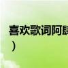 喜欢歌词阿肆歌词的男生（喜欢歌词阿肆歌词）